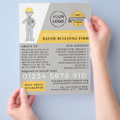 マスター ビルダー、建築会社、ビルダー広告 チラシ (手)