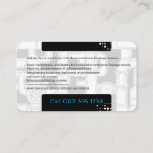 マスター・プラマー |ハンディマン名刺 名刺 (裏面)