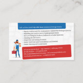 マスター・プラマー |ハンディマン 名刺 (裏面)