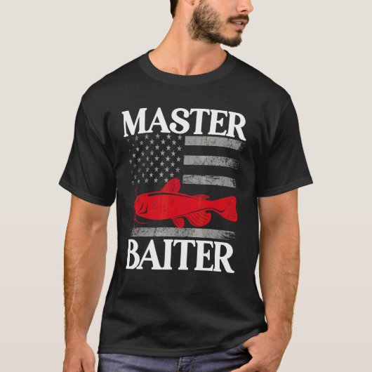 マスター・ベイター ヨーロッパナマズハンター Tシャツ (正面)