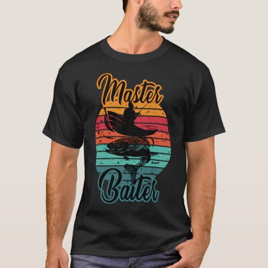 マスター・ベイター 楽しい釣り Tシャツ (正面)
