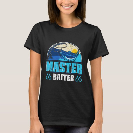 マスター・ベイター 欧州ナマズハンター Tシャツ (正面)