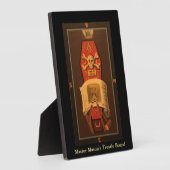 マスター・メイソンの架台板の壁飾り フォトプラーク (側面)