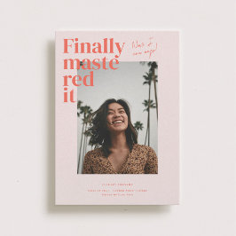 マスター！卒業写真の発表 招待状