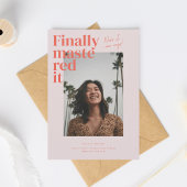 マスター!卒業写真の発表 招待状