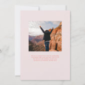 マスター!卒業写真の発表 招待状 (裏面)