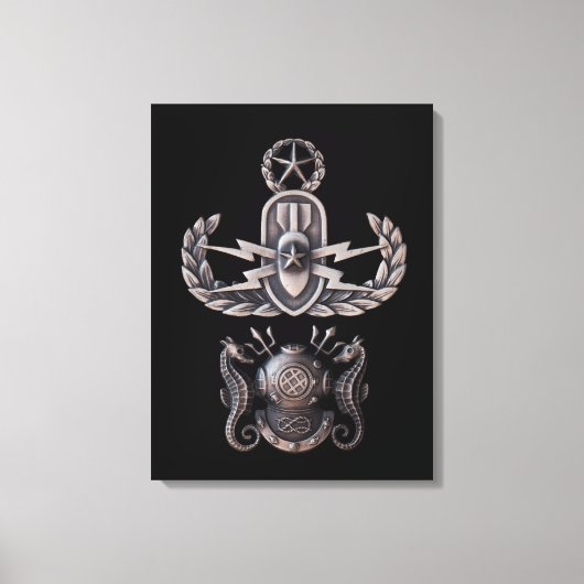 マスターEODマスターダイバー キャンバスプリント (正面)