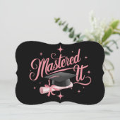 マスターItマスターズ学位MBA卒業 カード (スタンド正面)