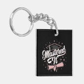 マスターItマスターズ学位MBA卒業 キーホルダー (正面左)