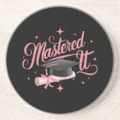 マスターItマスターズ学位MBA卒業 コースター (正面)