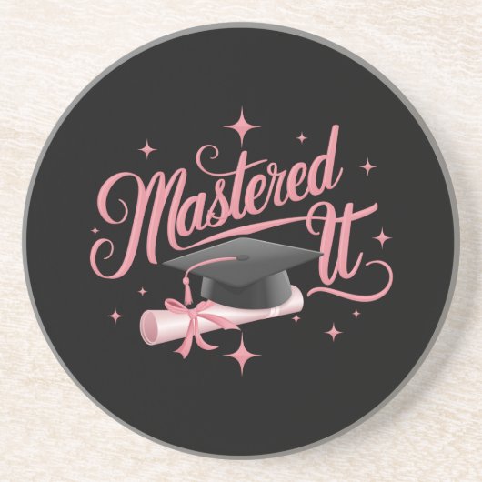 マスターItマスターズ学位MBA卒業 コースター (正面)