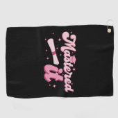 マスターItマスターズ学位MBA卒業 ゴルフタオル (横)