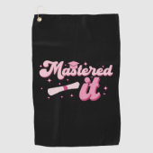 マスターItマスターズ学位MBA卒業 ゴルフタオル (正面)