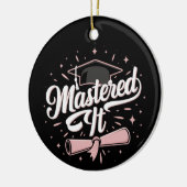 マスターItマスターズ学位MBA卒業 セラミックオーナメント (左)