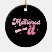マスターItマスターズ学位MBA卒業 セラミックオーナメント (正面)