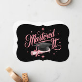 マスターItマスターズ学位MBA卒業 ノートカード (正面/裏面インサイチュ)