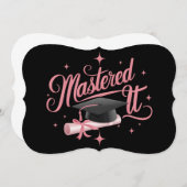 マスターItマスターズ学位MBA卒業 ノートカード (正面/裏面)