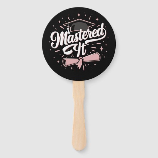 マスターItマスターズ学位MBA卒業 ハンドファン (正面)