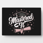 マスターItマスターズ学位MBA卒業 フォトプラーク (正面)