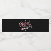 マスターItマスターズ学位MBA卒業 ペットボトルラベル (シングルラベル)