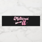 マスターItマスターズ学位MBA卒業 ペットボトルラベル (シングルラベル)