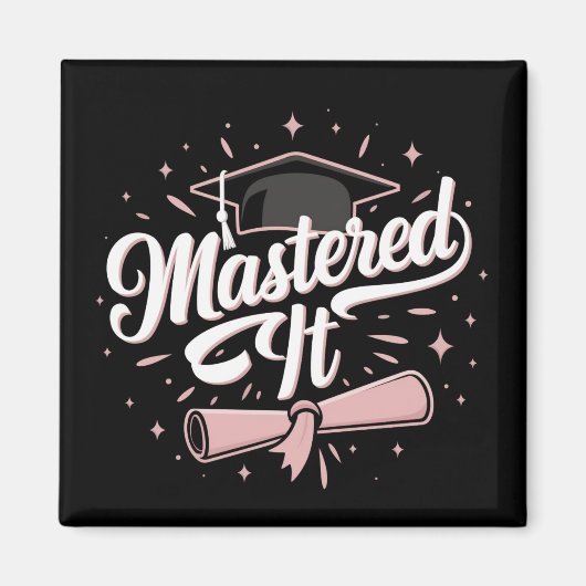 マスターItマスターズ学位MBA卒業 マグネット (正面)