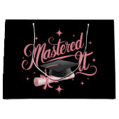 マスターItマスターズ学位MBA卒業 ラージペーパーバッグ (正面)