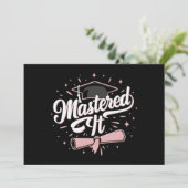 マスターItマスターズ学位MBA卒業 招待状 (スタンド正面)