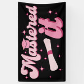 マスターItマスターズ学位MBA卒業 横断幕 (縦)