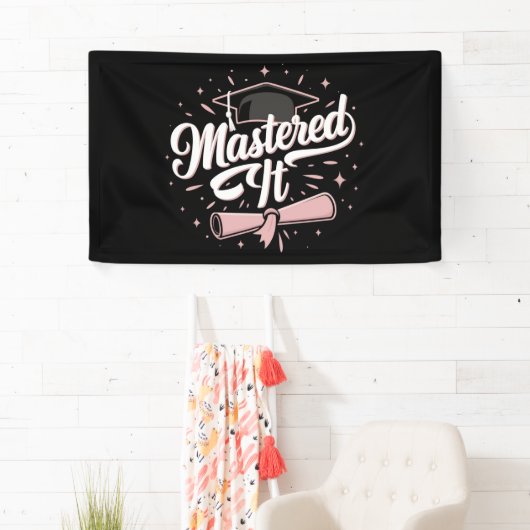 マスターItマスターズ学位MBA卒業 横断幕 (インサイチュ)