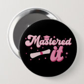 マスターItマスターズ学位MBA卒業 缶バッジ (正面&裏面)