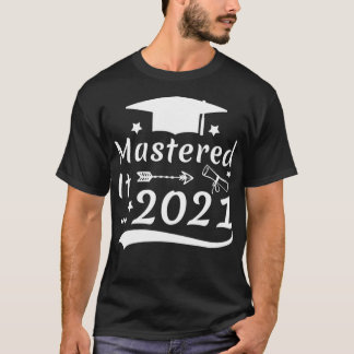 マスターit 2021マスターズ学位の卒業2021私 tシャツ