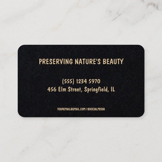 マスタ剥製機 名刺 (裏面)