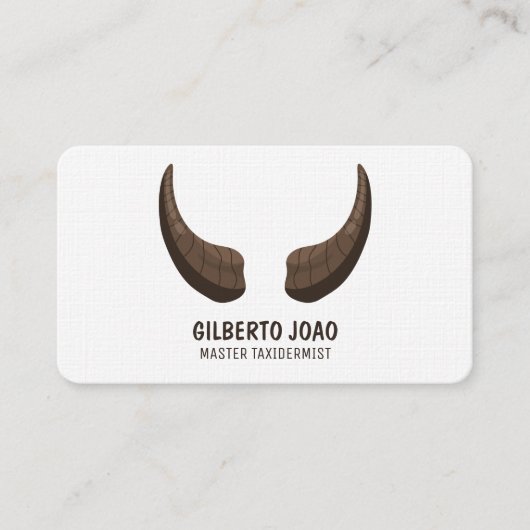 マスタ剥製機 名刺 (正面)