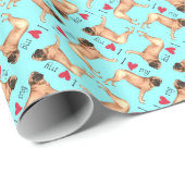 『マスチフの恋』 ラッピングペーパー (ロールコーナー)