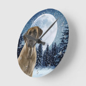 マスチフ時計 ラウンド壁時計 (傾斜)