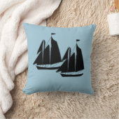 マスティッドセーラーボート クッション (ブランケット)