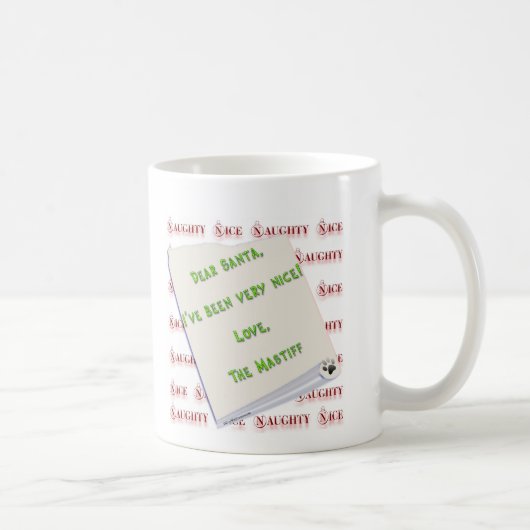 マスティフいけなまたはニース コーヒーマグカップ (右)