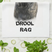 マスティフのよだれのぼろきれ キッチンタオル (折り畳み)