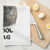 マスティフのよだれのぼろきれ キッチンタオル (四つ折り)