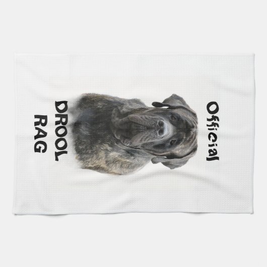 マスティフのよだれのぼろきれ キッチンタオル (横)