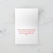 マスティフのクリスマスカード シーズンカード (内部)