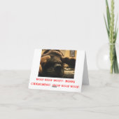 マスティフのクリスマスカード シーズンカード (裏面)