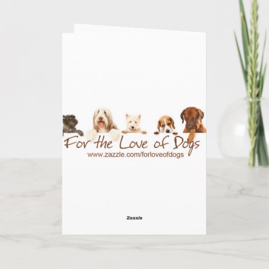 マスティフのクリスマスカード シーズンカード (裏面)