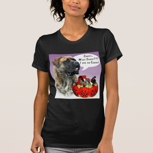 マスティフのハロウィンキャンディ Tシャツ (正面)