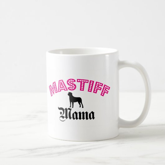 マスティフのママ コーヒーマグカップ (右)