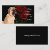 マスティフの子犬の名刺 名刺 (正面/裏面)