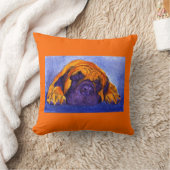 マスティフの枕- "ブルータス" クッション (ブランケット)