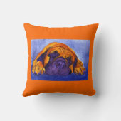 マスティフの枕- "ブルータス" クッション (裏面)