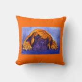 マスティフの枕- "ブルータス" クッション (正面)